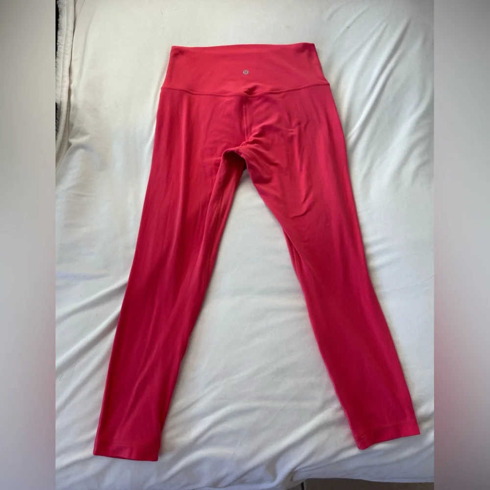 lululemon Align High-Rise Pant 25" Size 10 Desert Red - Picture 6 of 10